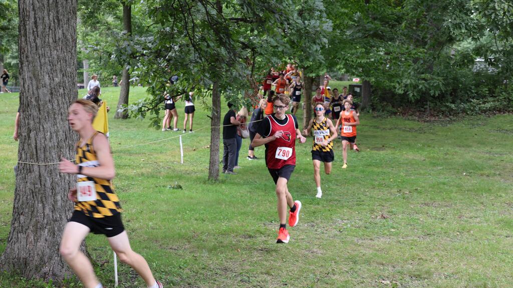 Cross Country MHS Team at Waupun Meet on 9/15 Girls Team Finishes 1st and Boys 4th