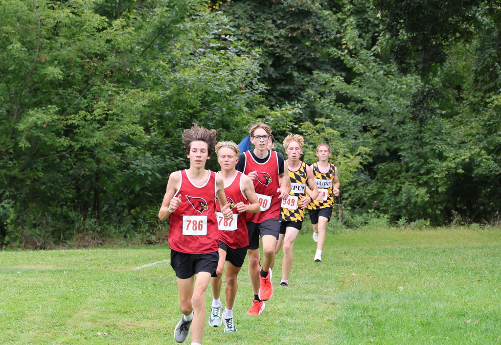 Cross Country MHS Team at Waupun Meet on 9/15 Girls Team Finishes 1st and Boys 4th