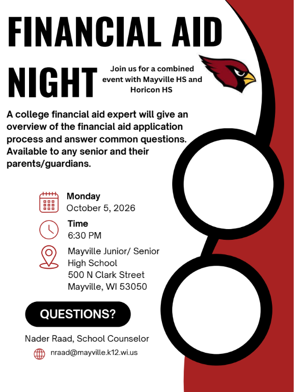 Financial Aid Night Flyer 2026