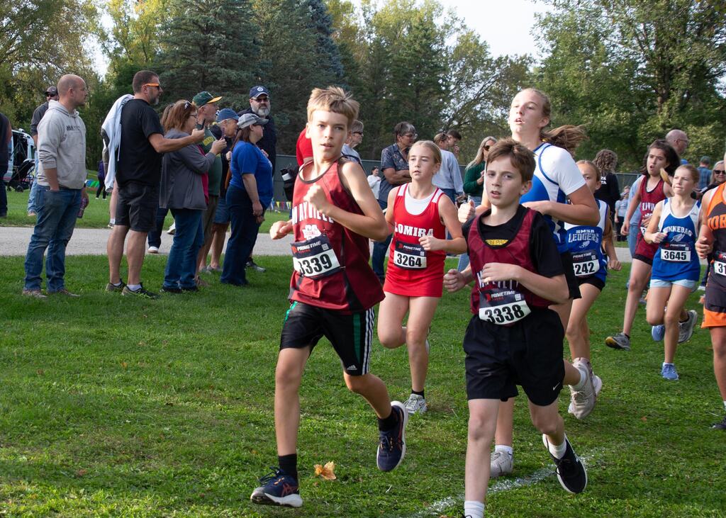 Cross Country MHS and Jr High at Horicon River Run Meet on 9/24/26