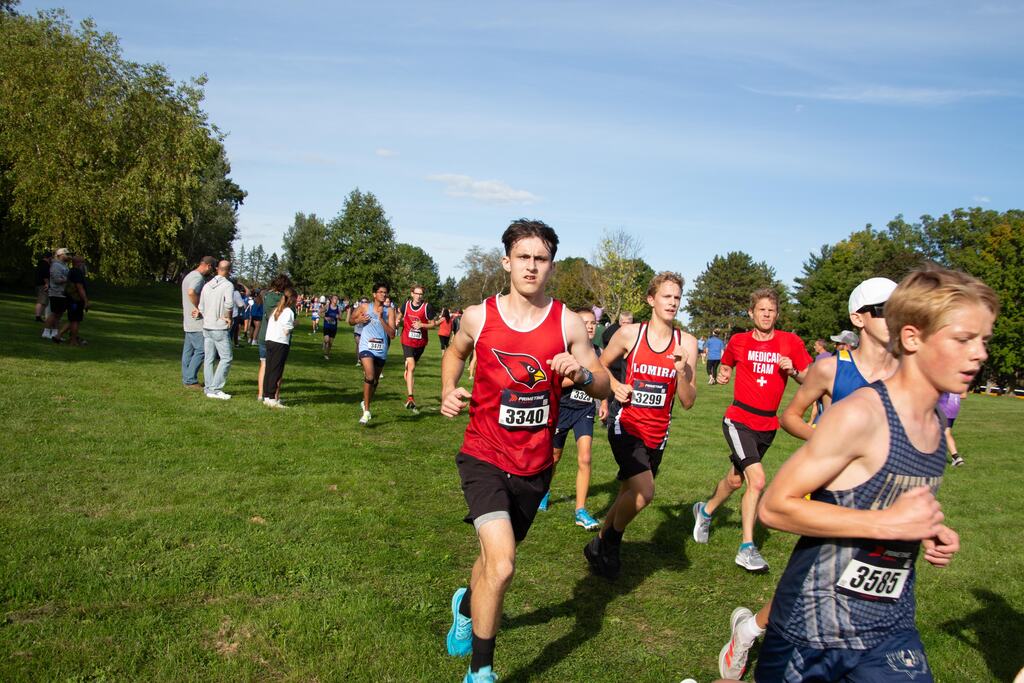 Cross Country MHS and Jr High at Horicon River Run Meet on 9/24/26