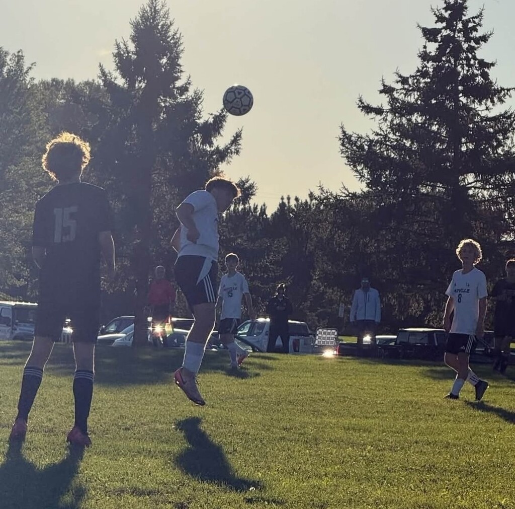 Mayville Soccer Boys at N.E.W. Lutheran Green Bay on 10-2-26