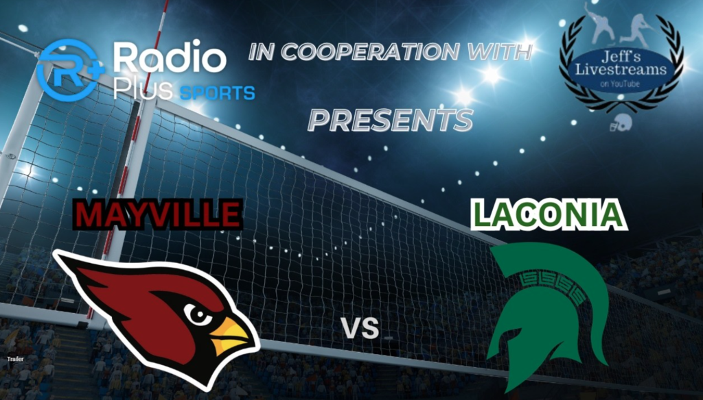 Radio Plus and Jeff's Livestreams Mayville vs. Laconia 10/8/26