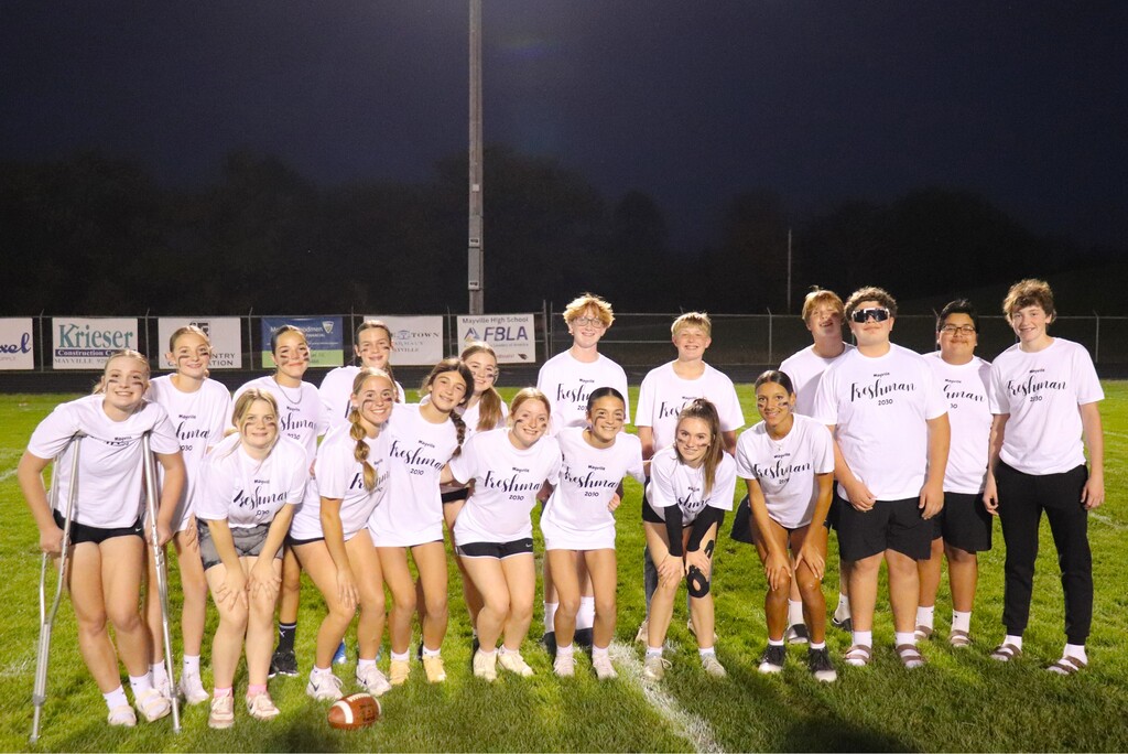 📣🏈HOCO POWDER PUFF FRESHMEN - Class of 2030📣🏈 #mayvillecardinals #mayvilleschools #cardinalpride