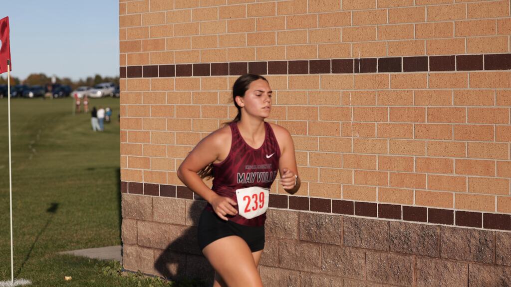 MHS Cross Country runners competing at Laconia and Weyauwega (Jr High) and at Campbellsport (High School)