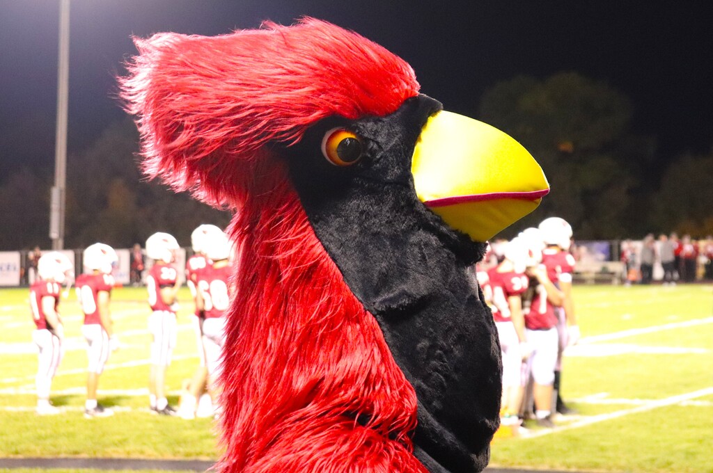 HOCO 2026 Friday Night Football game photos including the pep band, field show, Homecoming court and Big Red