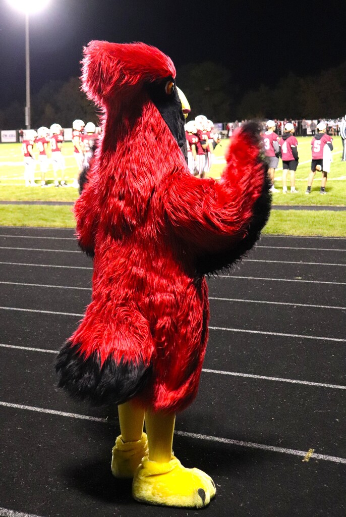 HOCO 2026 Friday Night Football game photos including the pep band, field show, Homecoming court and Big Red