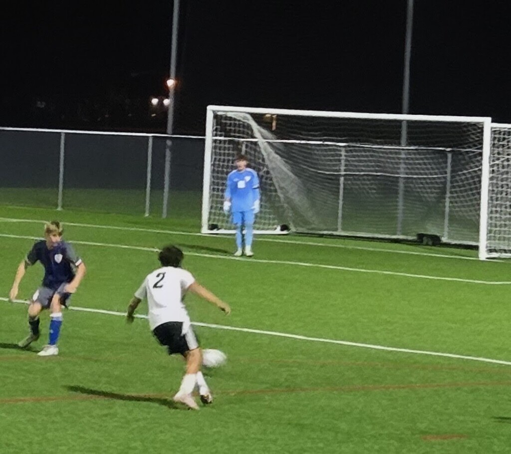 MHS Boys Soccer vs. WLA on 10/13/26 losing a hard fought battle, photos of players on field