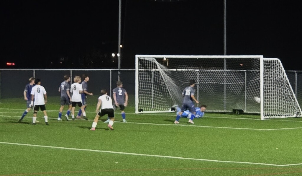 MHS Boys Soccer vs. WLA on 10/13/26 losing a hard fought battle, photos of players on field