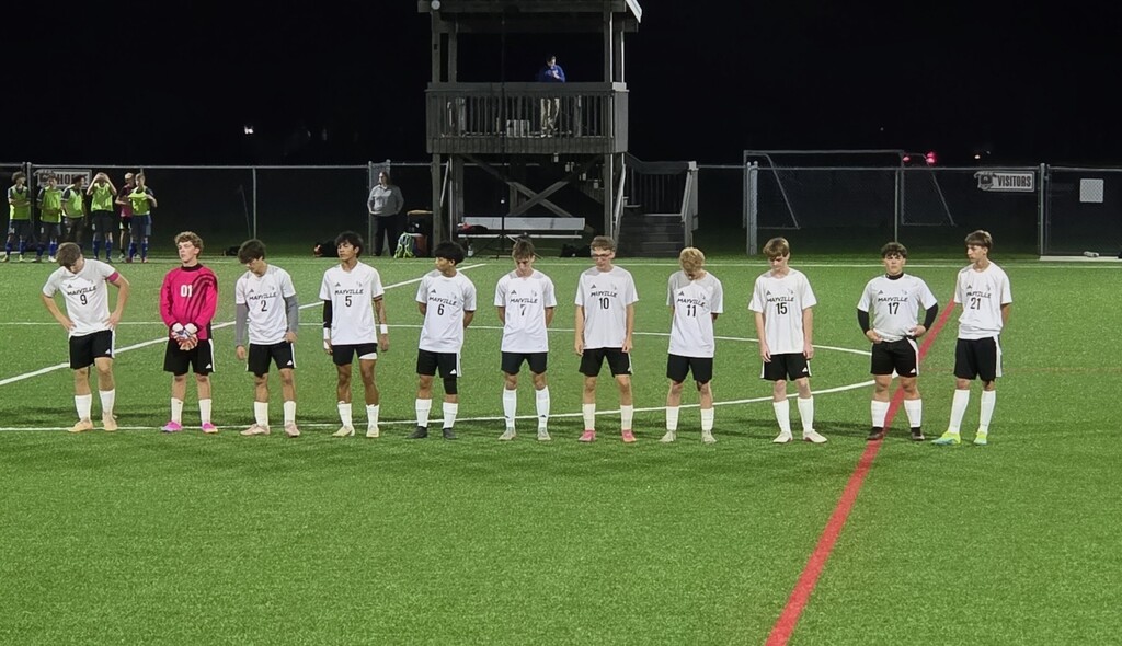 MHS Boys Soccer vs. WLA on 10/13/26 losing a hard fought battle, photos of players on field