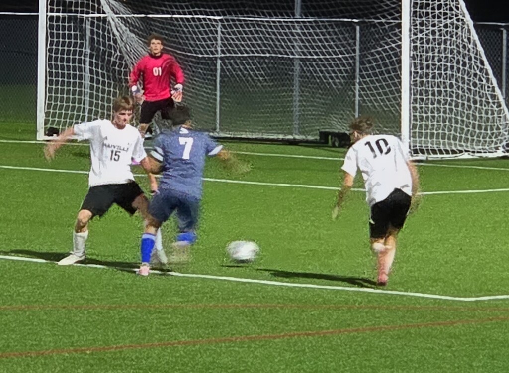 MHS Boys Soccer vs. WLA on 10/13/26 losing a hard fought battle, photos of players on field