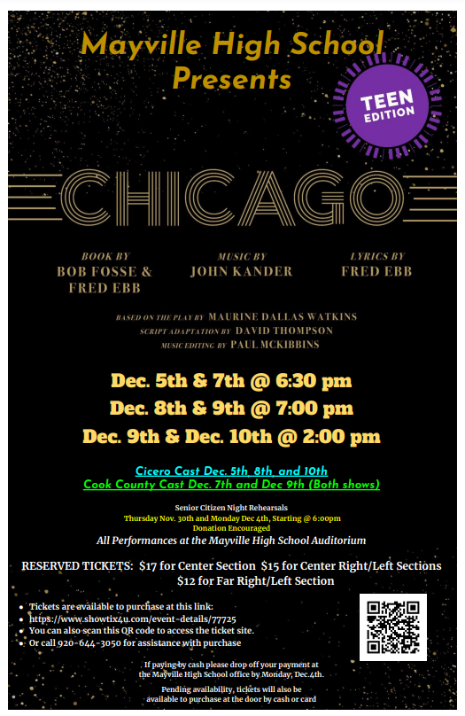 Chicago - Teen Edition Poster