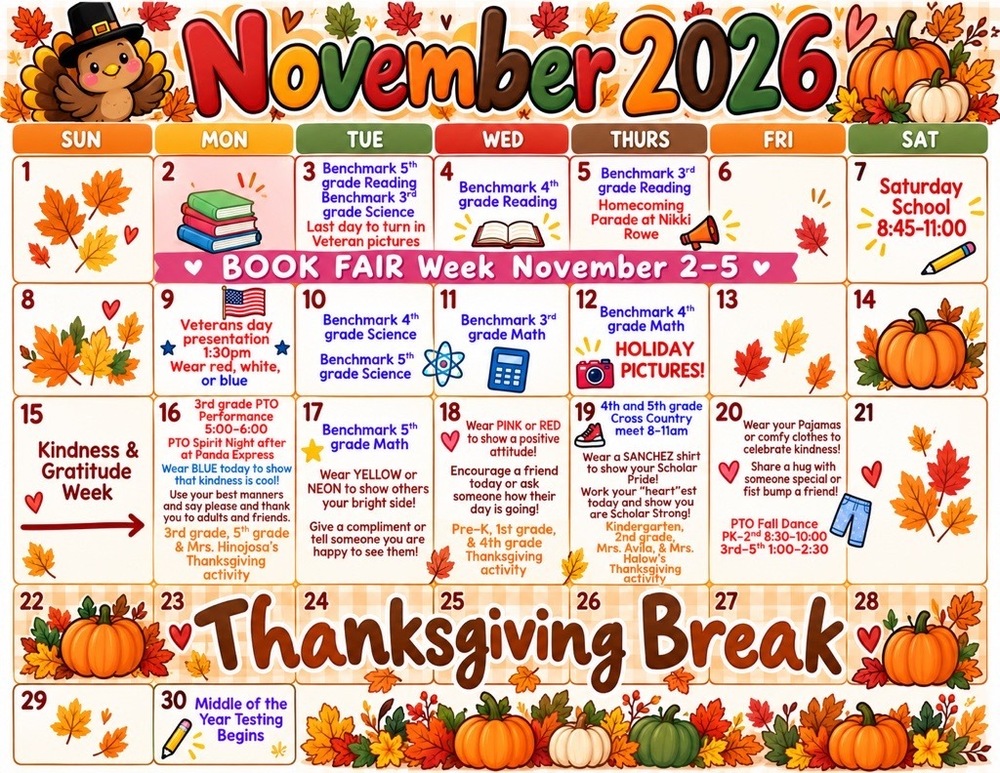 November Calendar