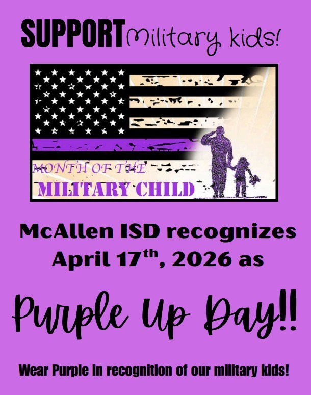  💜 Purple Up for Military Kids 💜