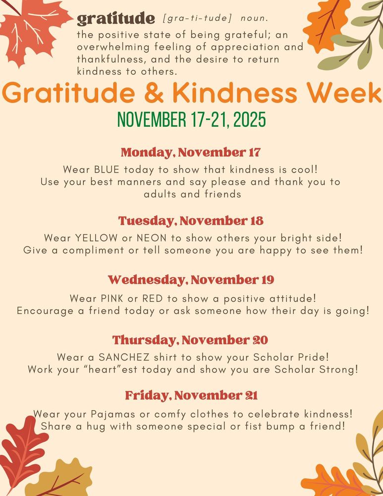Gratitude & Kindness Week