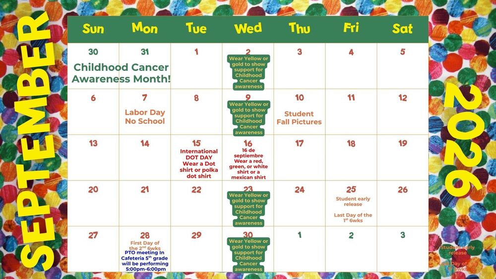September Calendar