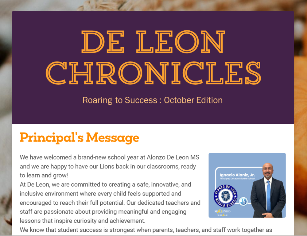 DeLeon Chronicles: Octoberber Edition