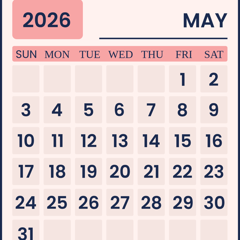 may calendar