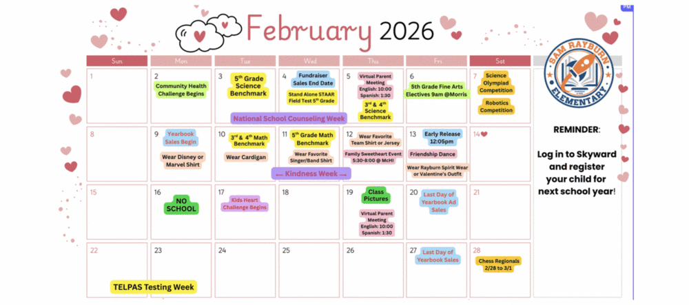February Calendar