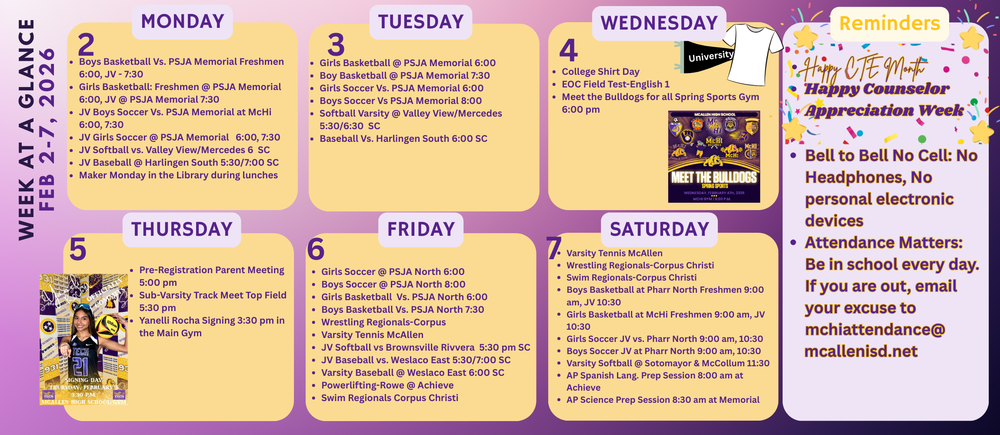 This Week at McHi