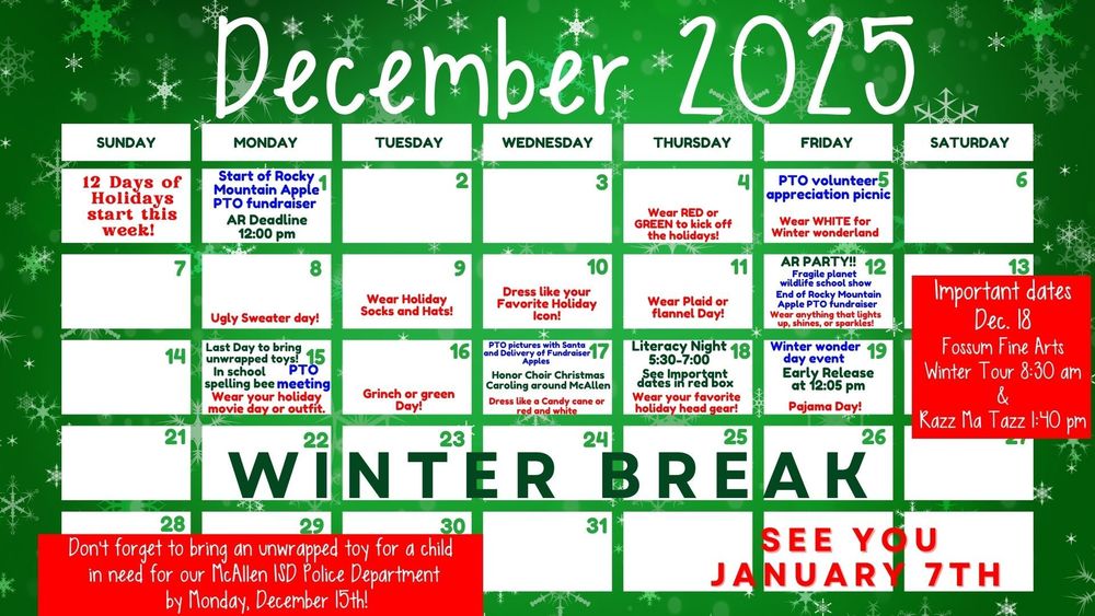 December Calendar
