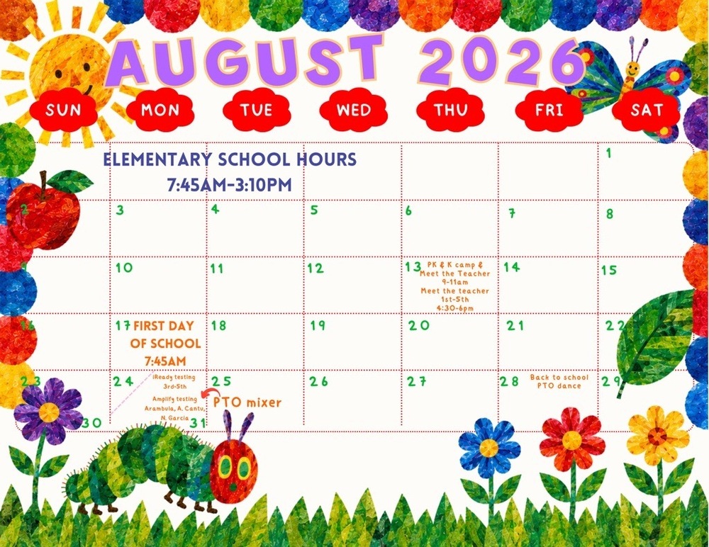 August Calendar