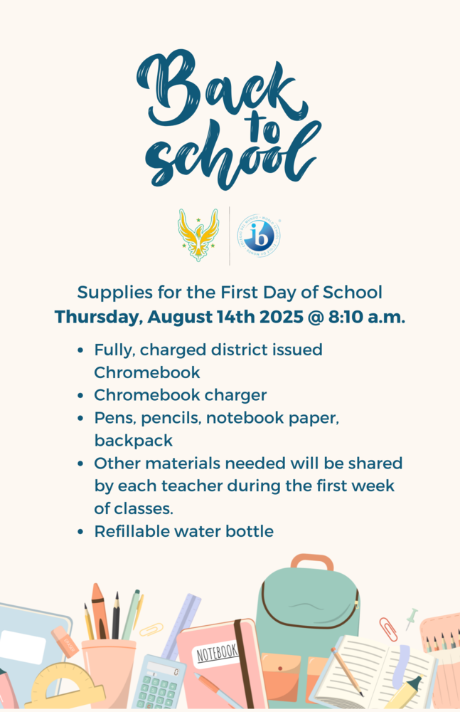 IB School Supply List