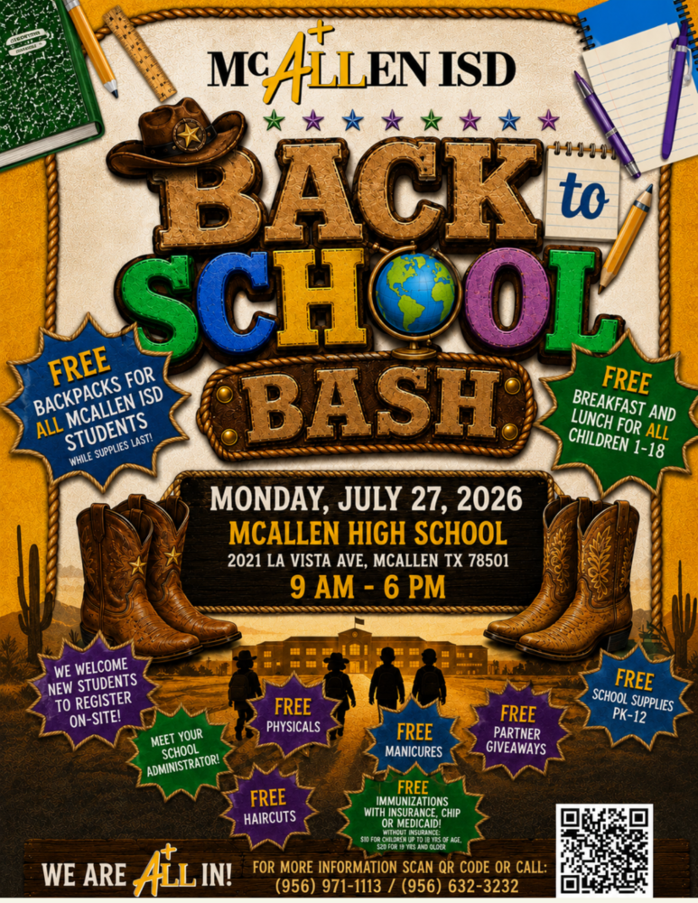 Back to School Bash graphic