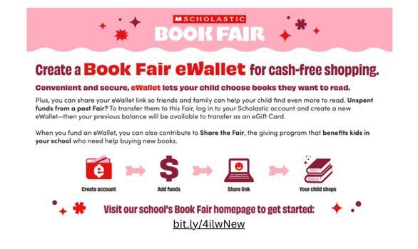 Create a book fair ewallet for cash-free shopping.