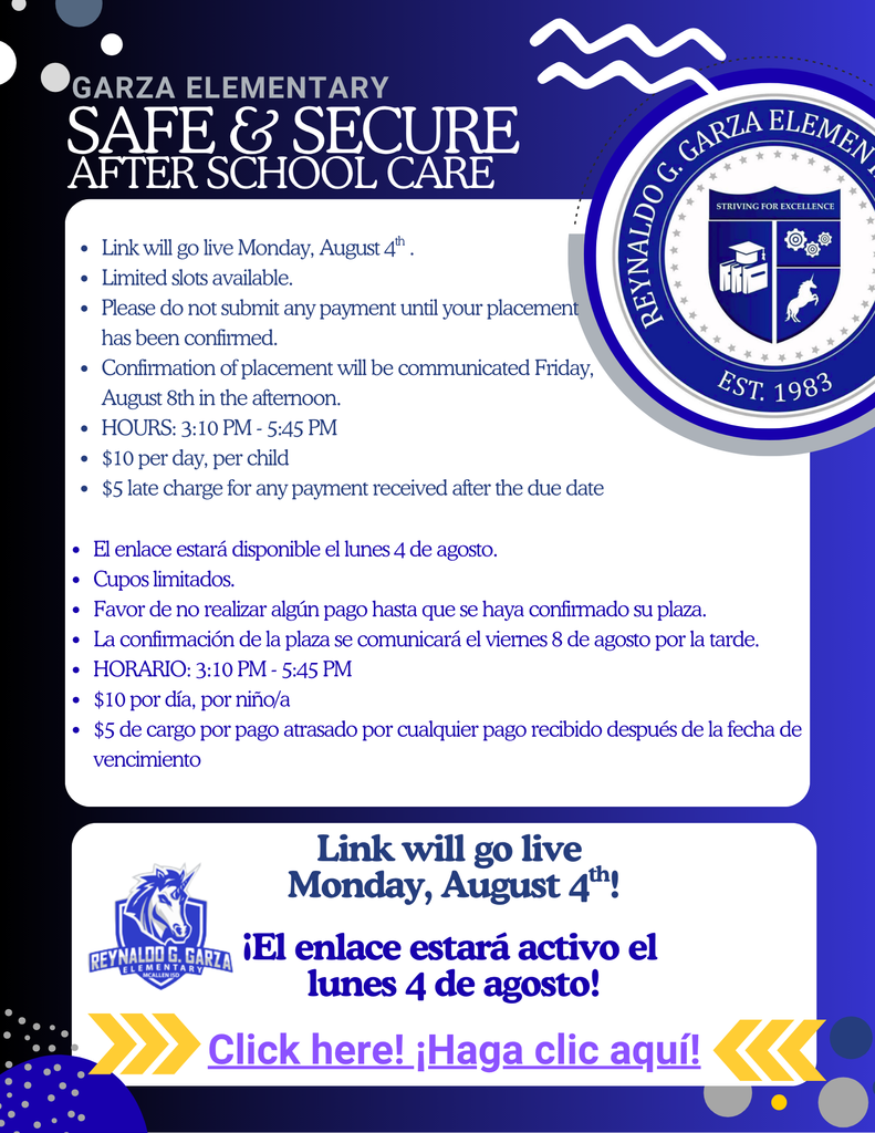 Safe and Secure After School Care Registration Open