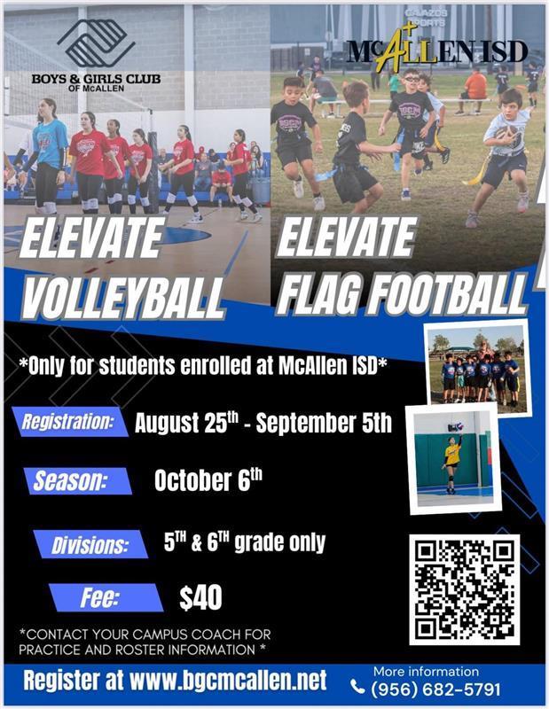 Volleyball & Flag Football ELEVATE