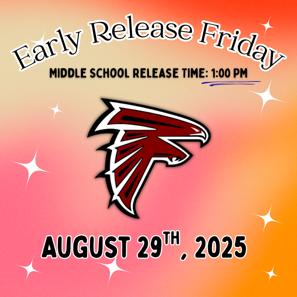 Heads up Falcons, we release early this Friday!