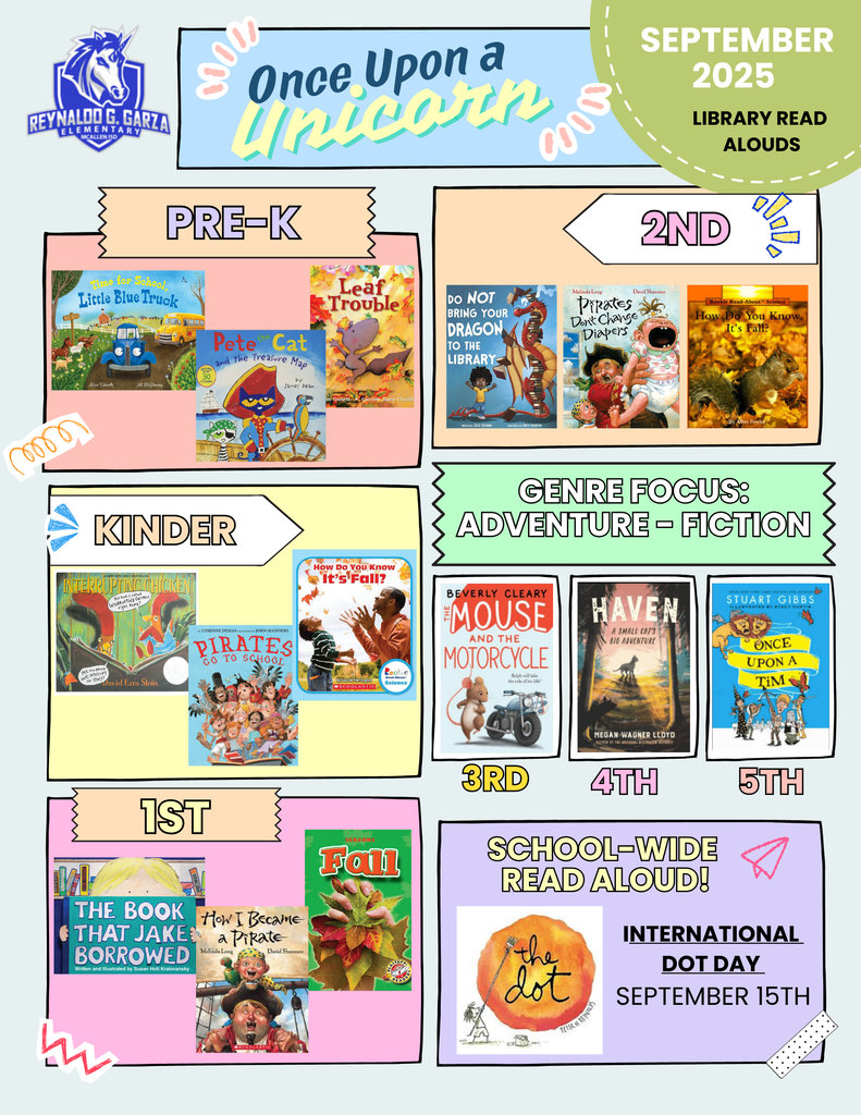 Once Upon a Unicorn Newsletter September 2025 - Library Read-Alouds