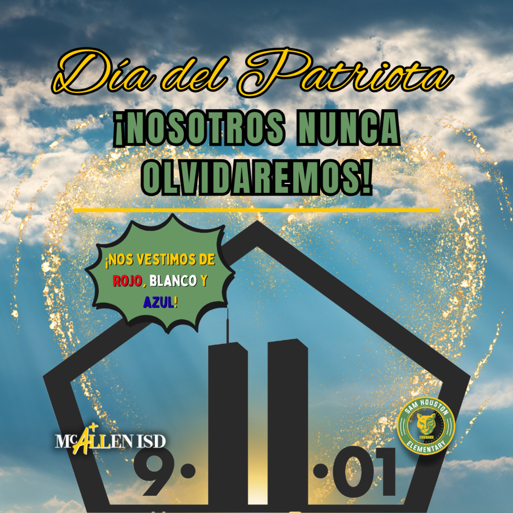 Announcement - Patriot Day in Spanish