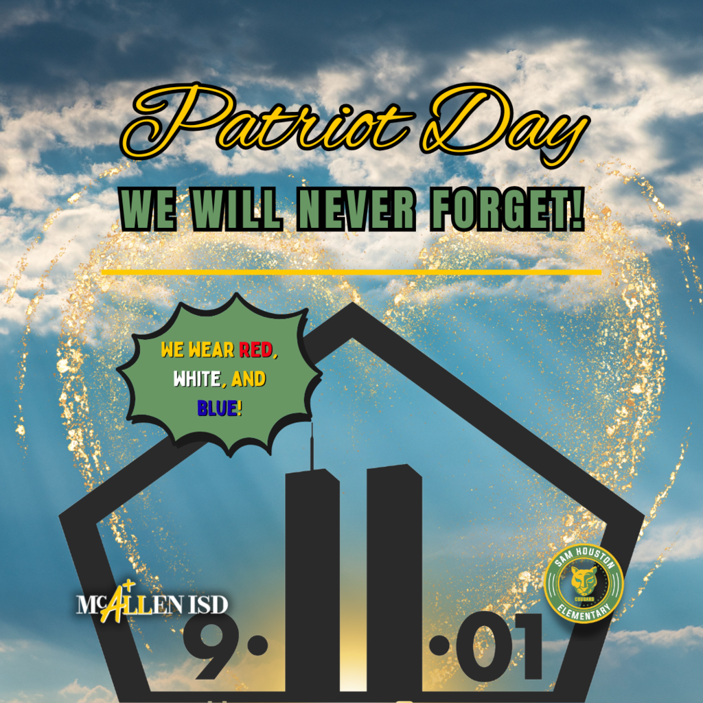Announcement - Patriot Day in English