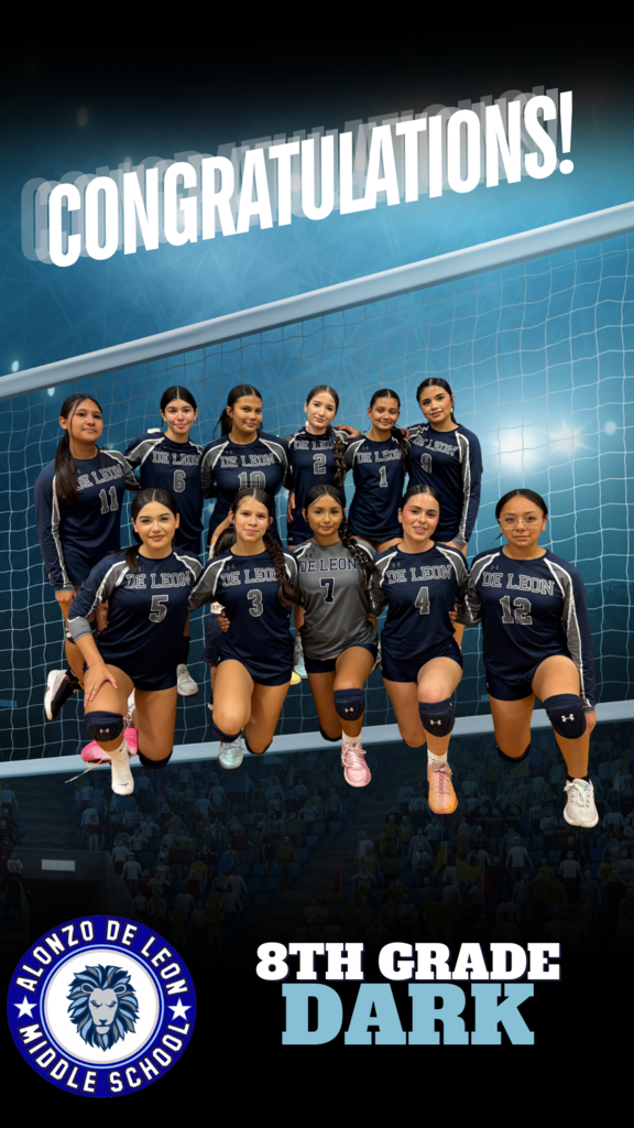 8th grade Volleyball Dark Team