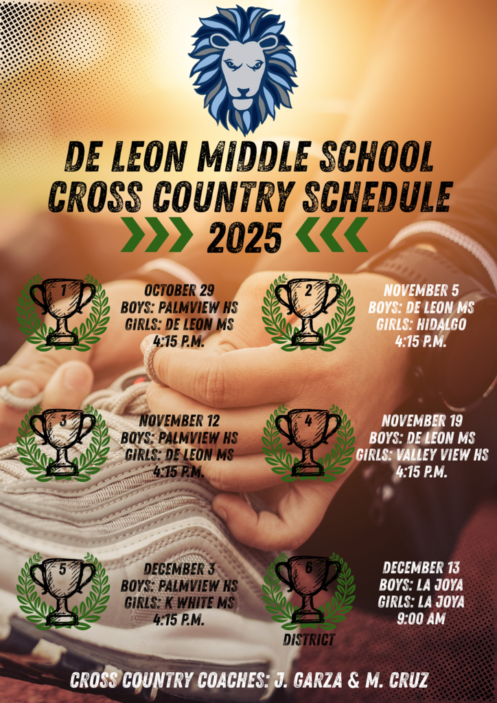 DMS Cross Country Schedule