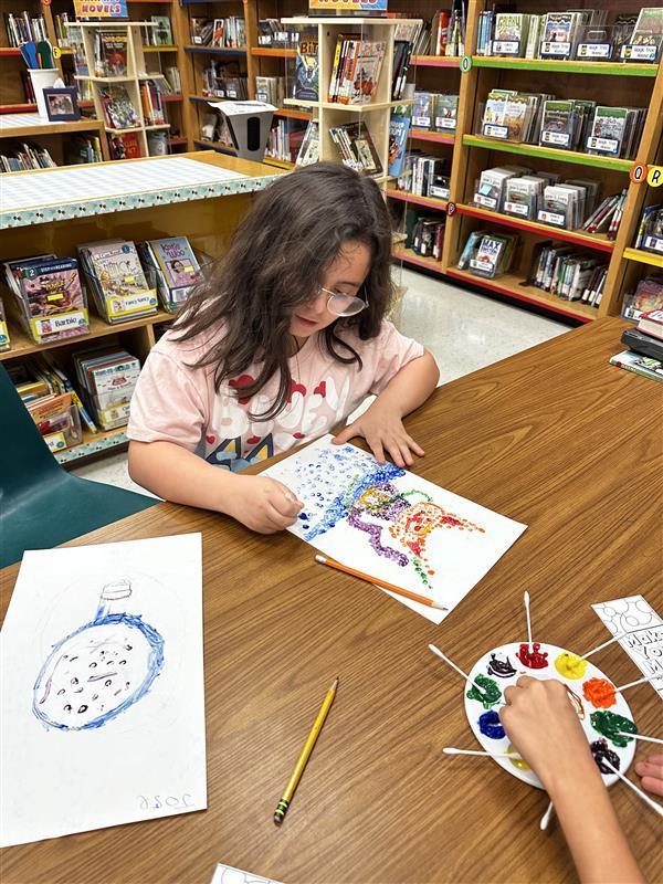 Cougars during library time.
