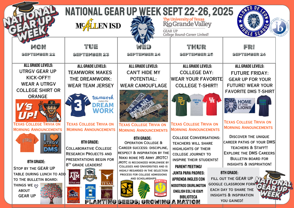 National Gear UP Week