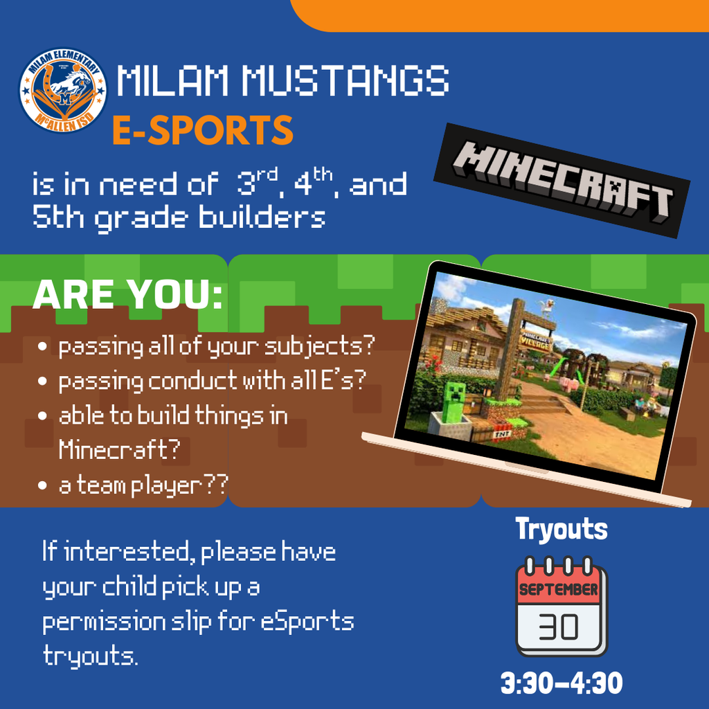 esports tryouts September 30