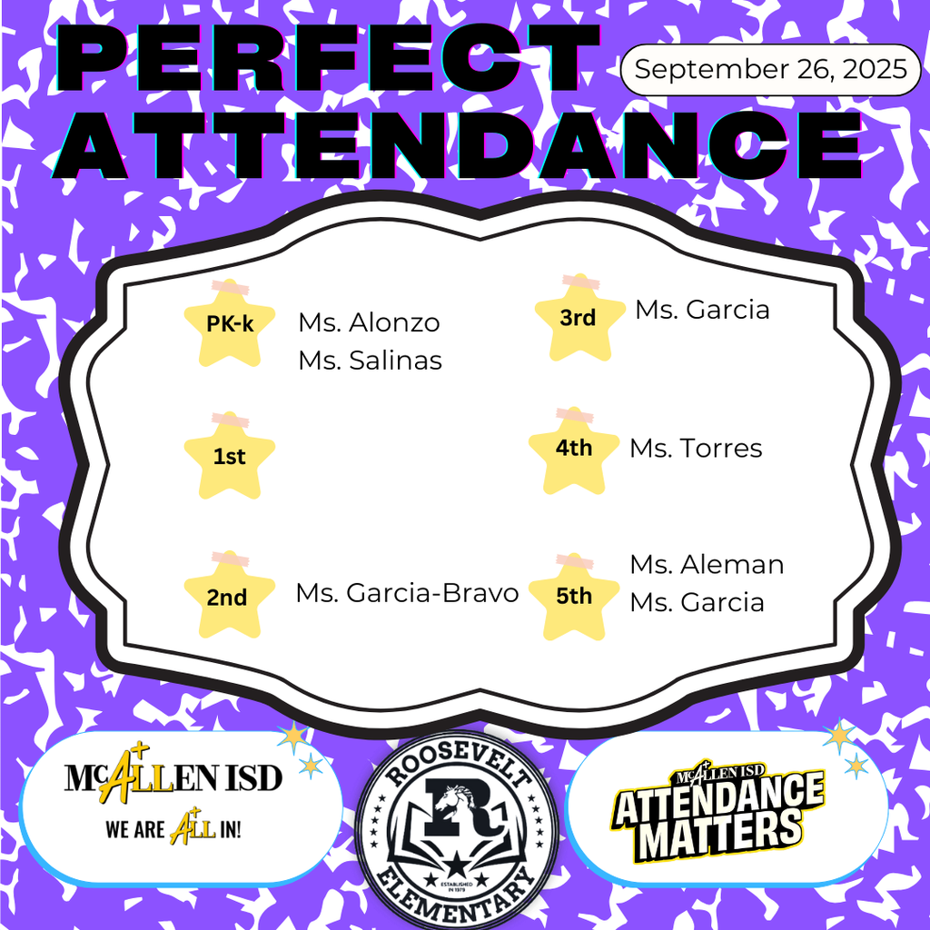 PERFECT ATTENDANCE