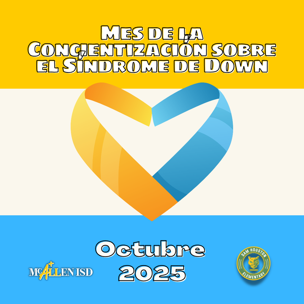 Down Syndrome Awareness Month Flyer Spanish
