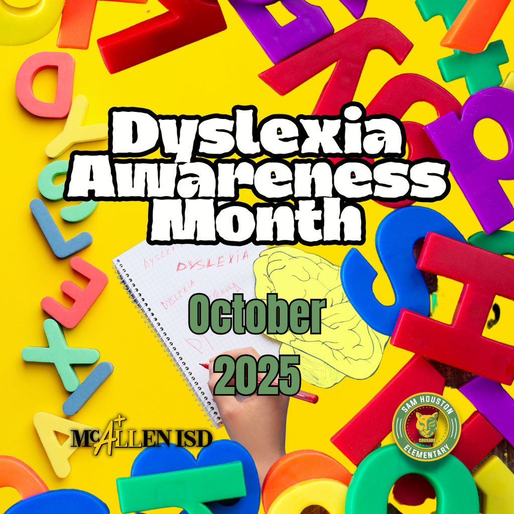 Dyslexia Awareness Month Flyer in English