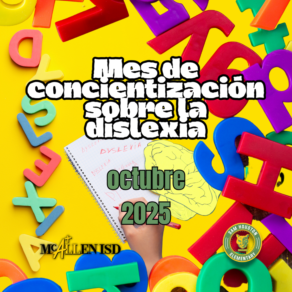 Dyslexia Awareness Month Flyer in Spanish