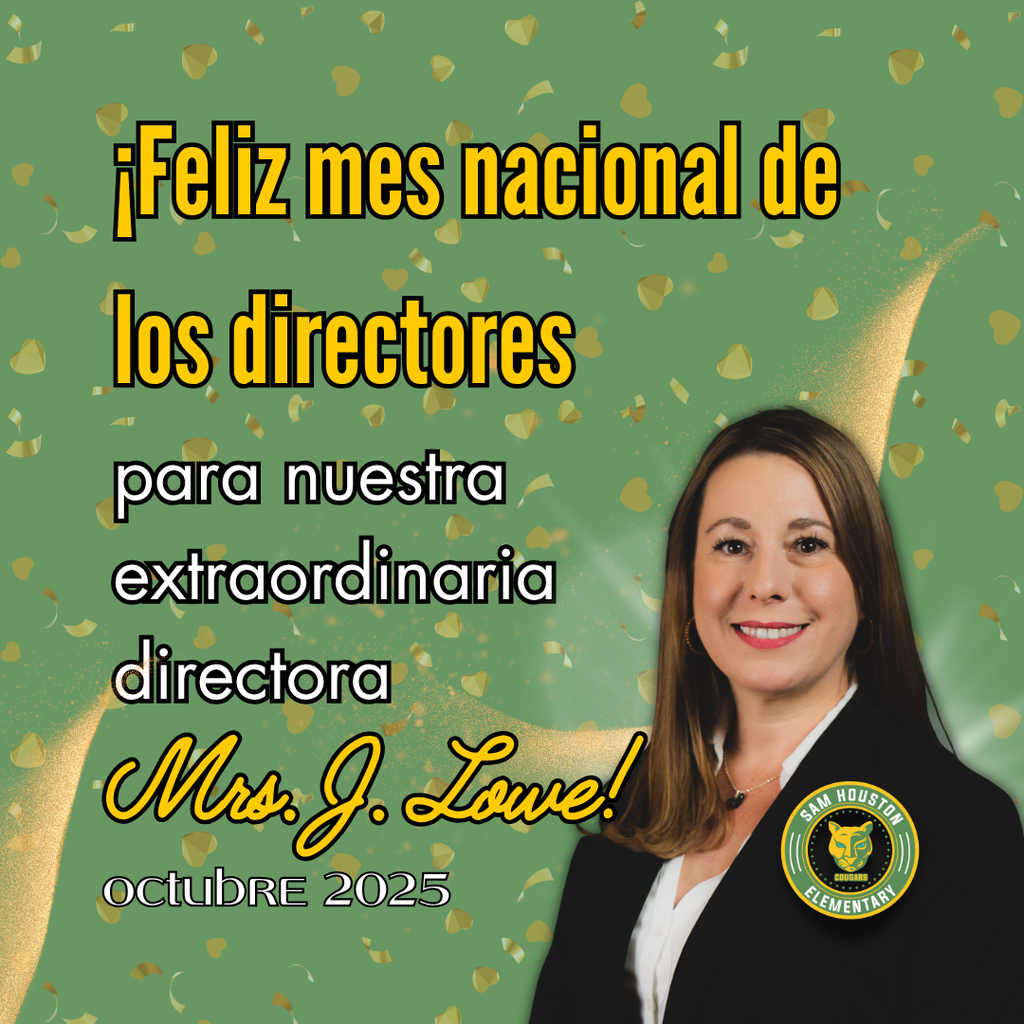 National Principals Month Flyer in Spanish