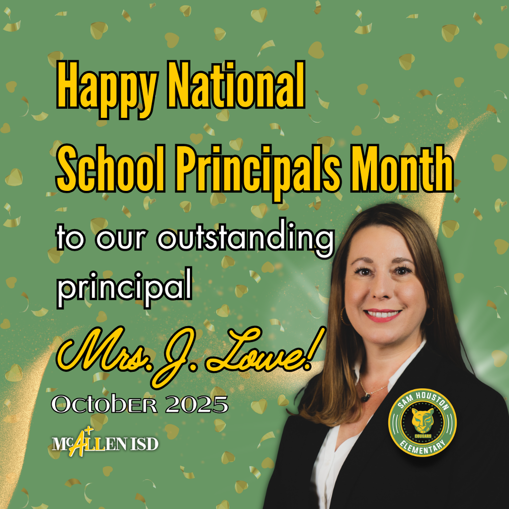 National Principals Month Flyer in English