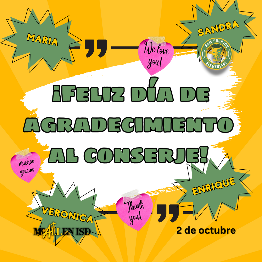 Custodian Day Appreciation Flyer in Spanish