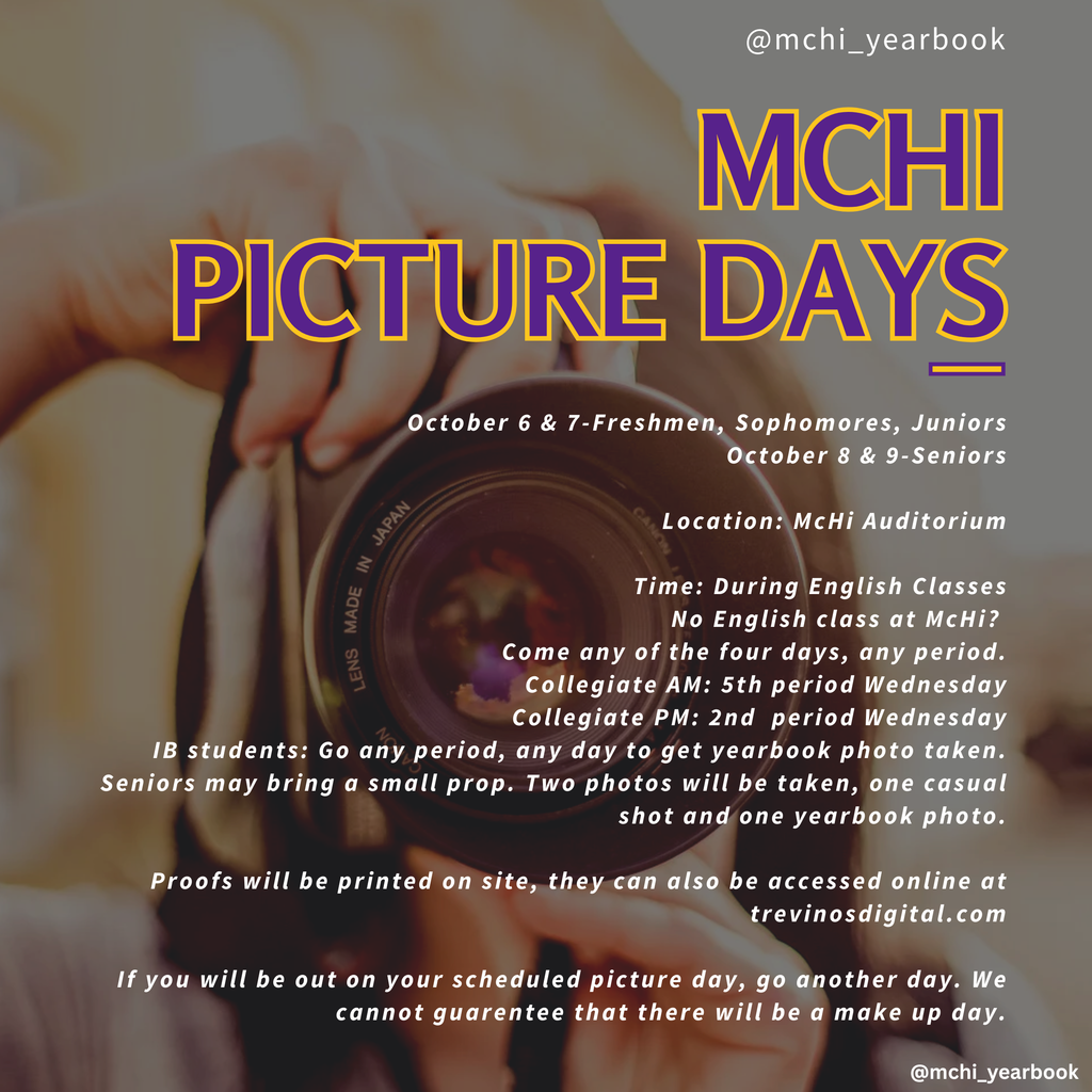 Photo Schedule