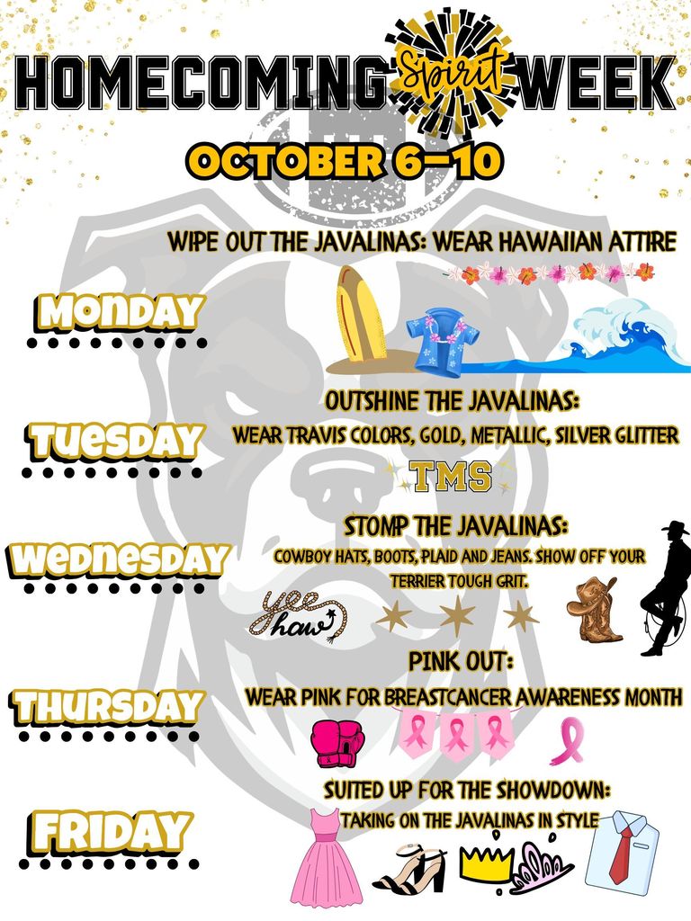 Travis spirit week