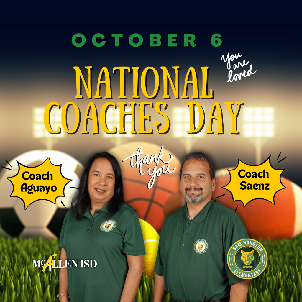 National Coaches Day Announcement in English
